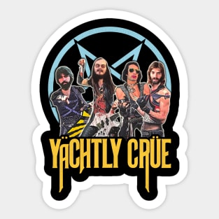 Metal Yacht Rock Sticker